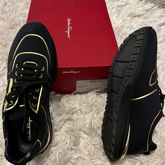 Salvatore Ferragamo Sneakers size 14. Barely used, wore it just once. Price $720 - Picture 2 of 3